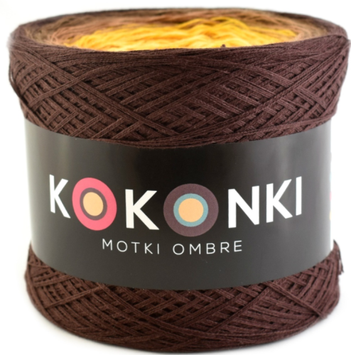 KOKONEK Classic A078 Brąz/orzech/ciepły brąz/kurkuma/żółty/intensywny żółty