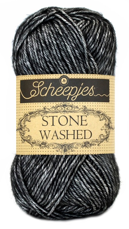 Scheepjes Stone Washed - 803 -Black Onyx