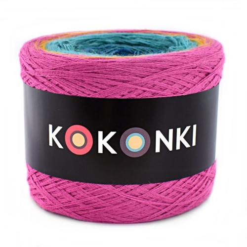 KOKONEK Merino 620 - Piwonia/kurkuma/szmaragd/morski/petrol