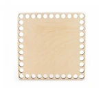 Baza dno koszyka / kwadrat / 15x15 cm / otwory 10 mm