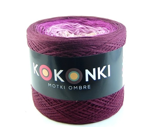 KOKONKI Motek Wino/jeżyna/wrzos/beż 