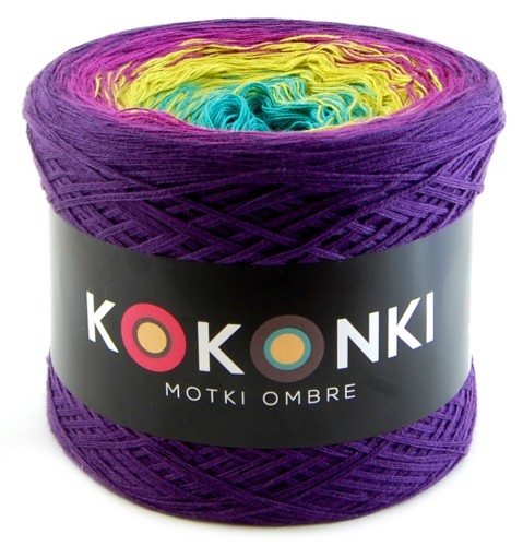 KOKONEK A350 Fiolet/jeżyna/limetka/szmaragd